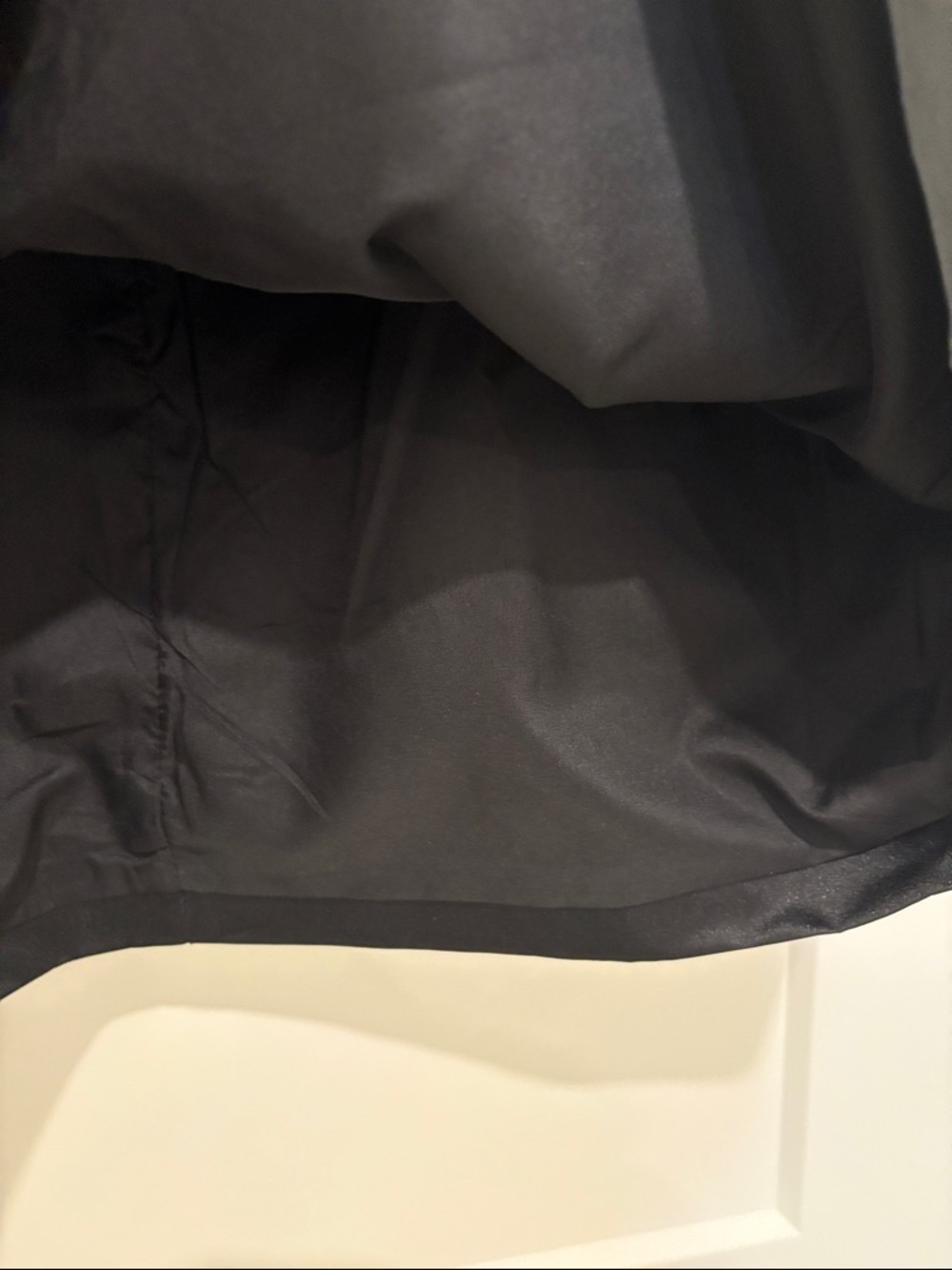 NWT [Cynthia Rowley] Gigi Satin Short Mini Cocktail Dress in Black Women’s 10 - Picture 11 of 14